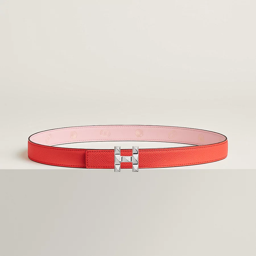 H Infini belt buckle & Hermès sur Mer reversible leather strap 24 mm - Image 2